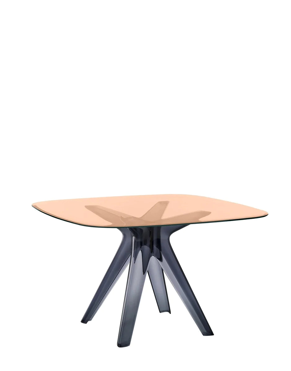 Kartell Sir Gio Table Square, Fume/Pink