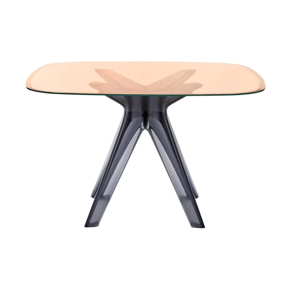 Kartell Sir Gio Table Square, Fume/Pink
