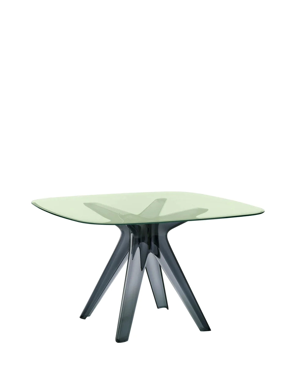 Kartell Sir Gio Table Square, Fume/Green