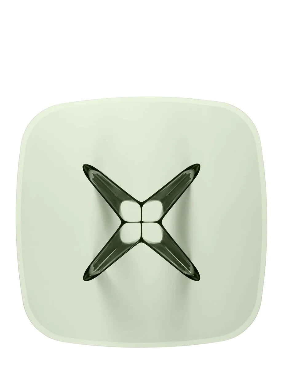 Kartell Sir Gio Table Square, Fume/Green