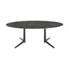 Kartell Multiplo Table XL Oval Ovel Marmur, czarny