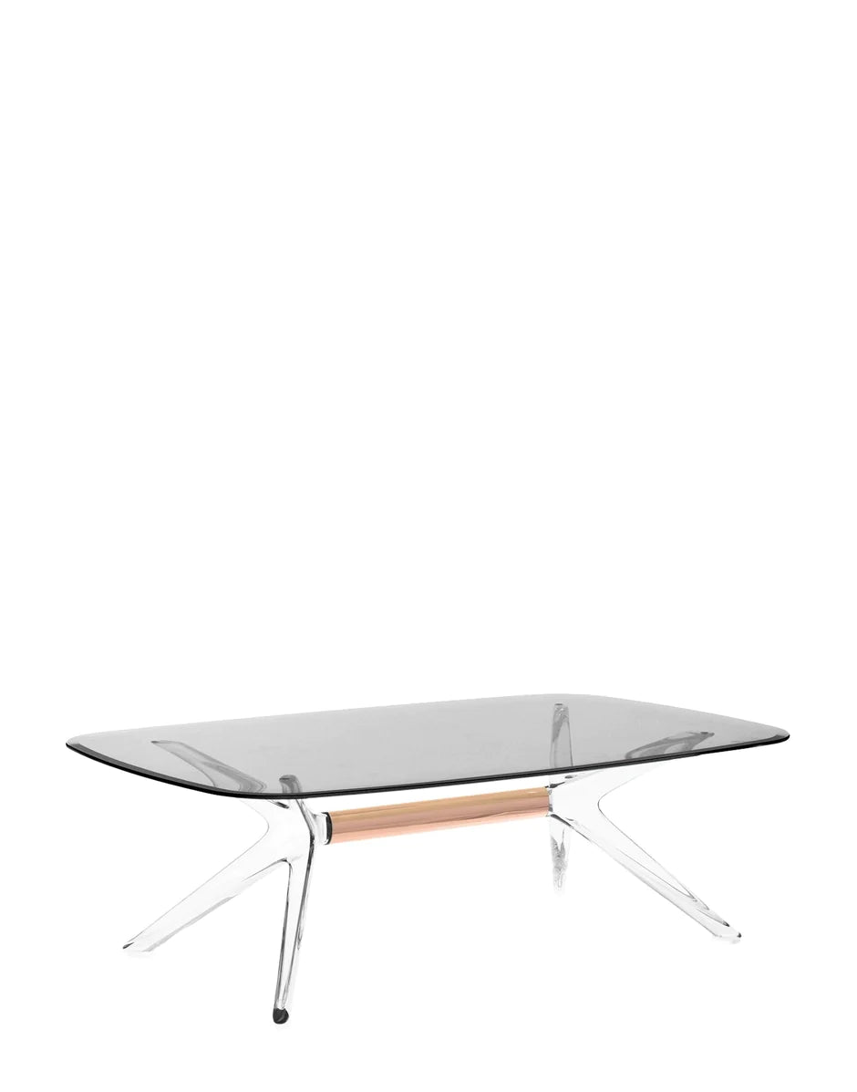 Kartell Blast Side Table Rectangular, Bronze/Grey