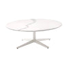 Kartell Multiplo Table Niski runda z marmurą podstawową gwiazdą ⌀118 cm, biały