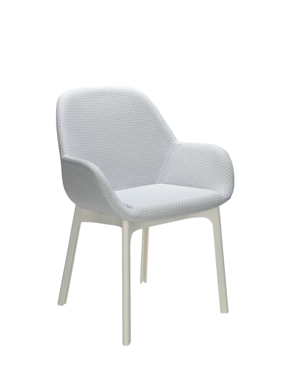 Kartell Clap Armchair, White/Grey