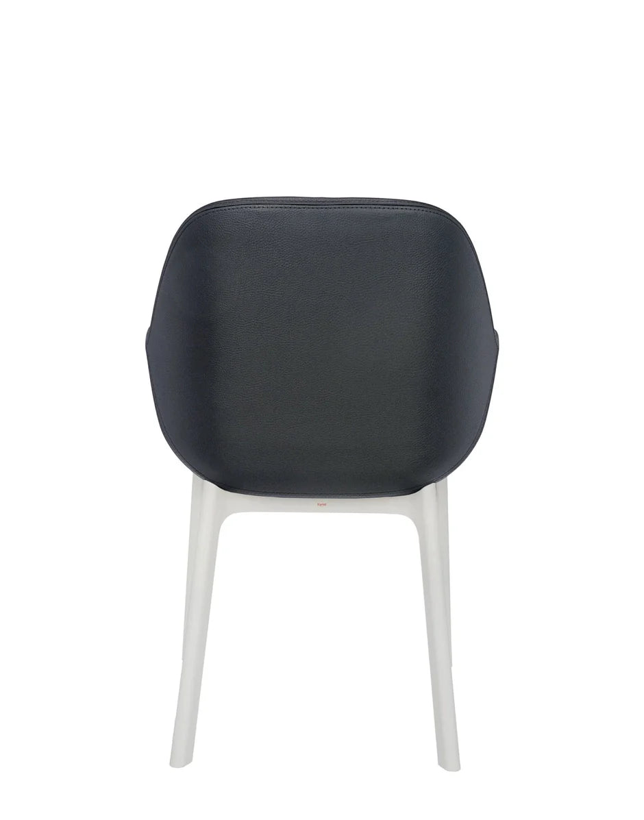 Kartell Clap Pvc Armchair, White/Dark Grey