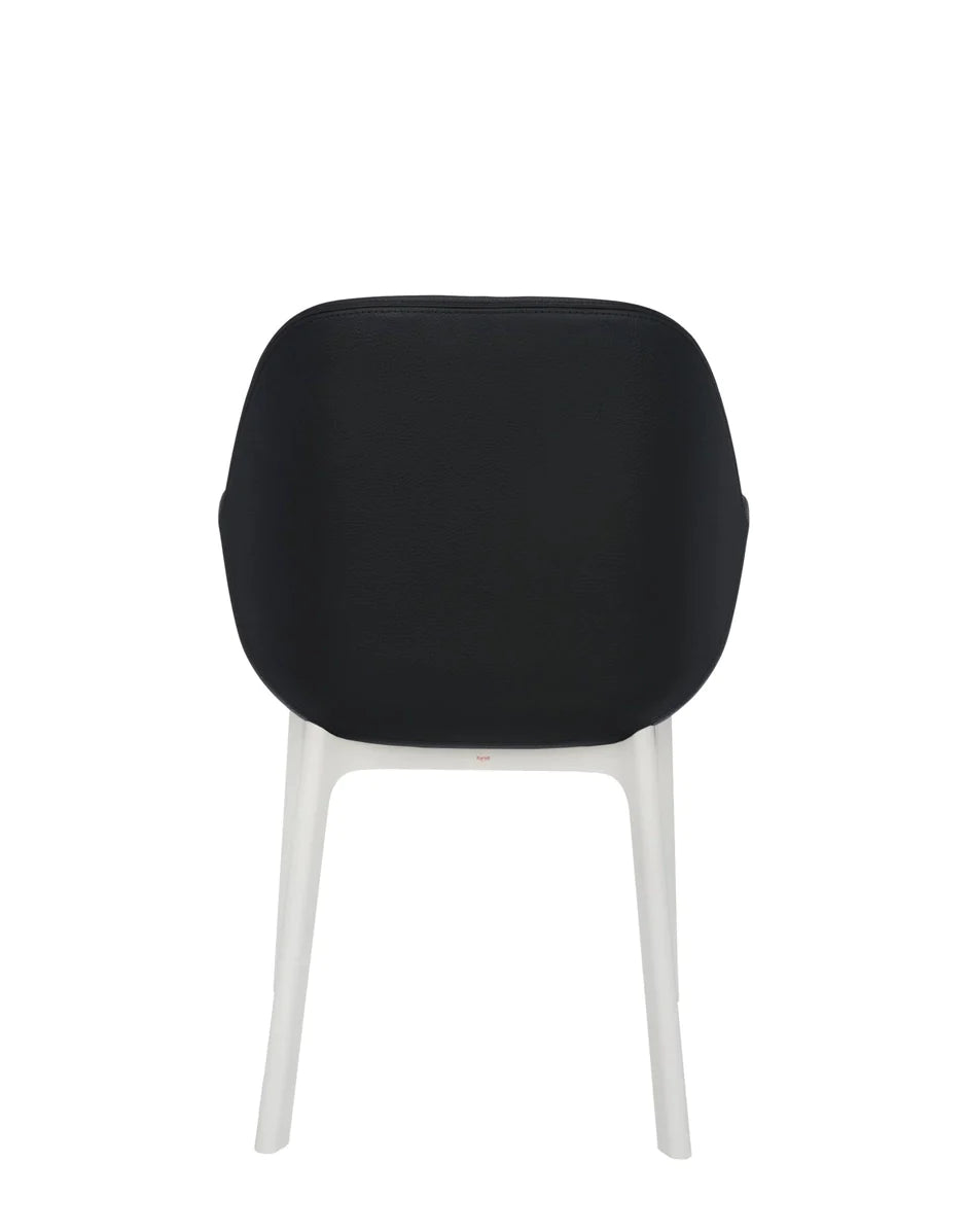 Kartell Clap Pvc Armchair, White/Glossy Black