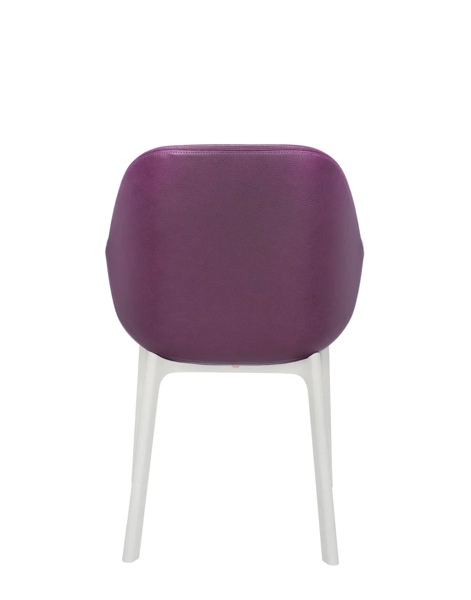 Kartell Clap Pvc Armchair, White/Plum