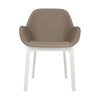 Kartell Clap Pvc Armchair, White/Taupe