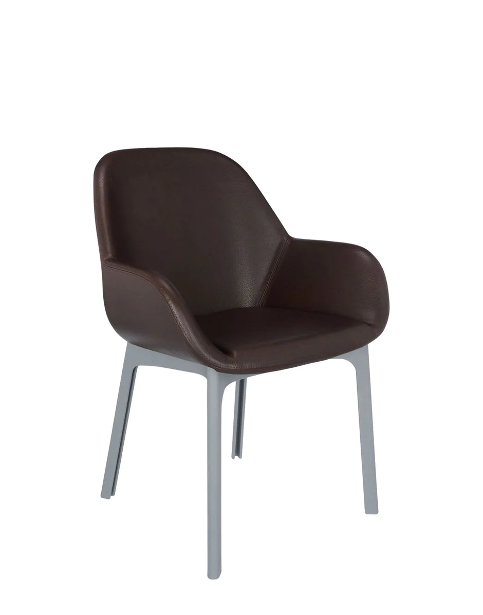 Kartell Clap Pvc Armchair, Grey/Brick Red