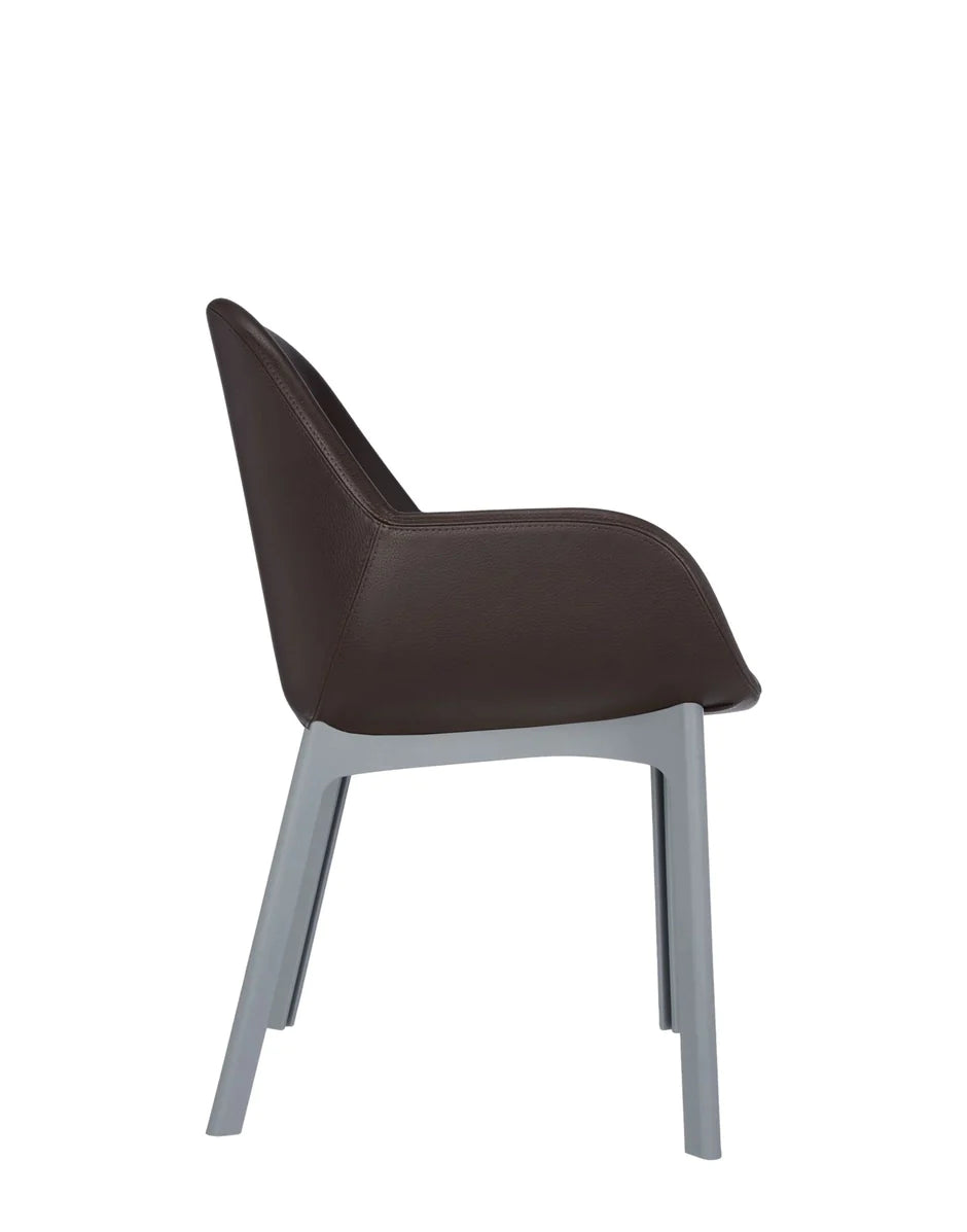 Kartell Clap Pvc Armchair, Grey/Brick Red