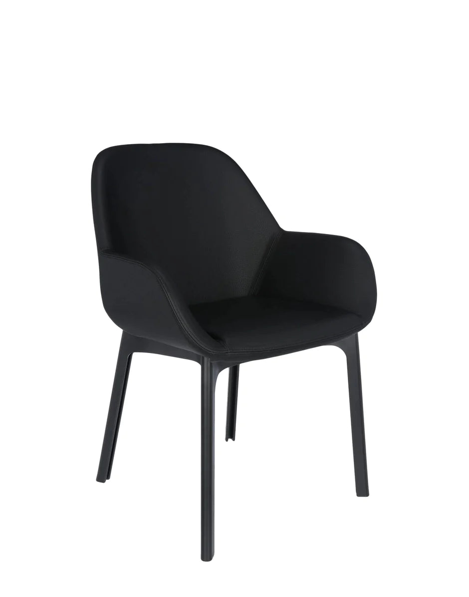 Kartell Clap Pvc Armchair, Black/Glossy Black