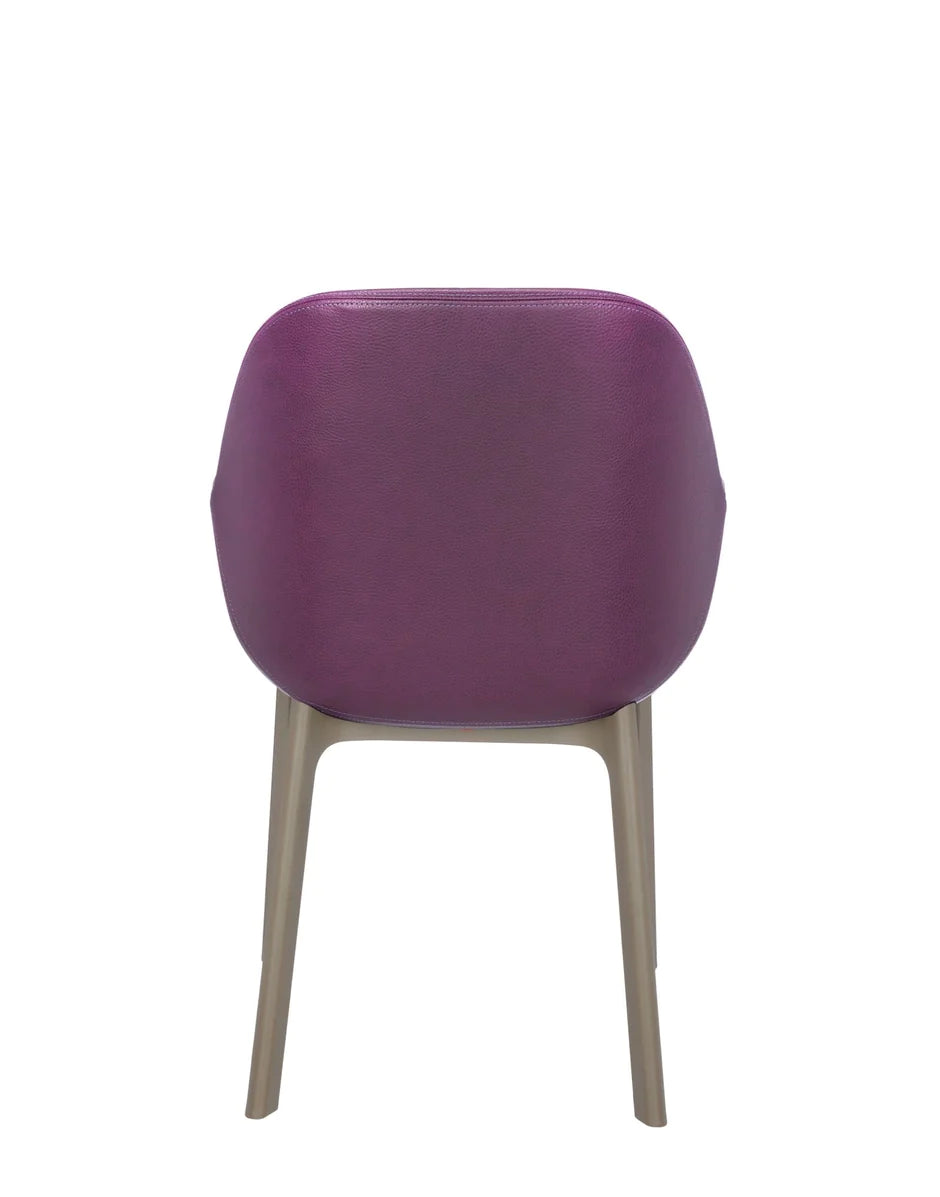 Kartell Clap Pvc Armchair, Taupe/Plum