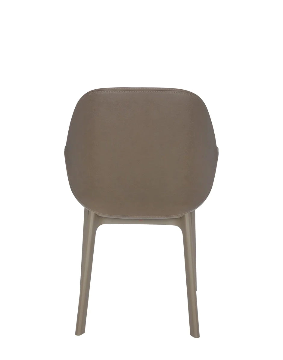 Kartell Clap Pvc Armchair, Taupe/Taupe