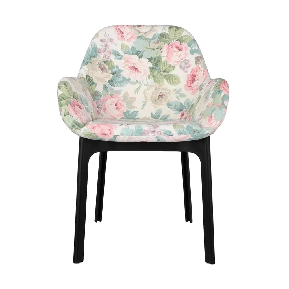 Kartell Clap Flowers Armchair, Black/Chelsea