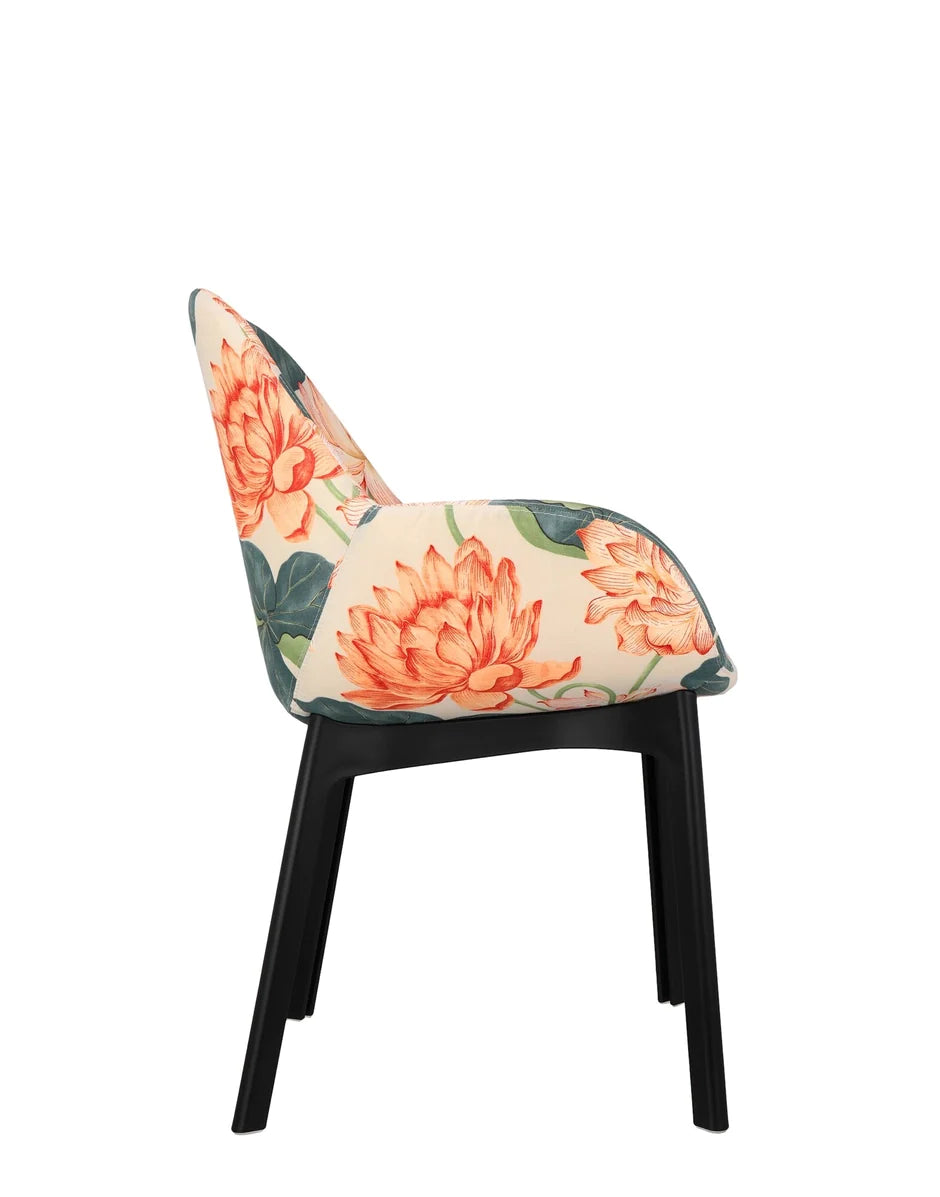 Kartell Clap Flowers Armchair, Black/Kew