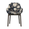 Kartell Clap Flowers Armchair, Taupe/Peony