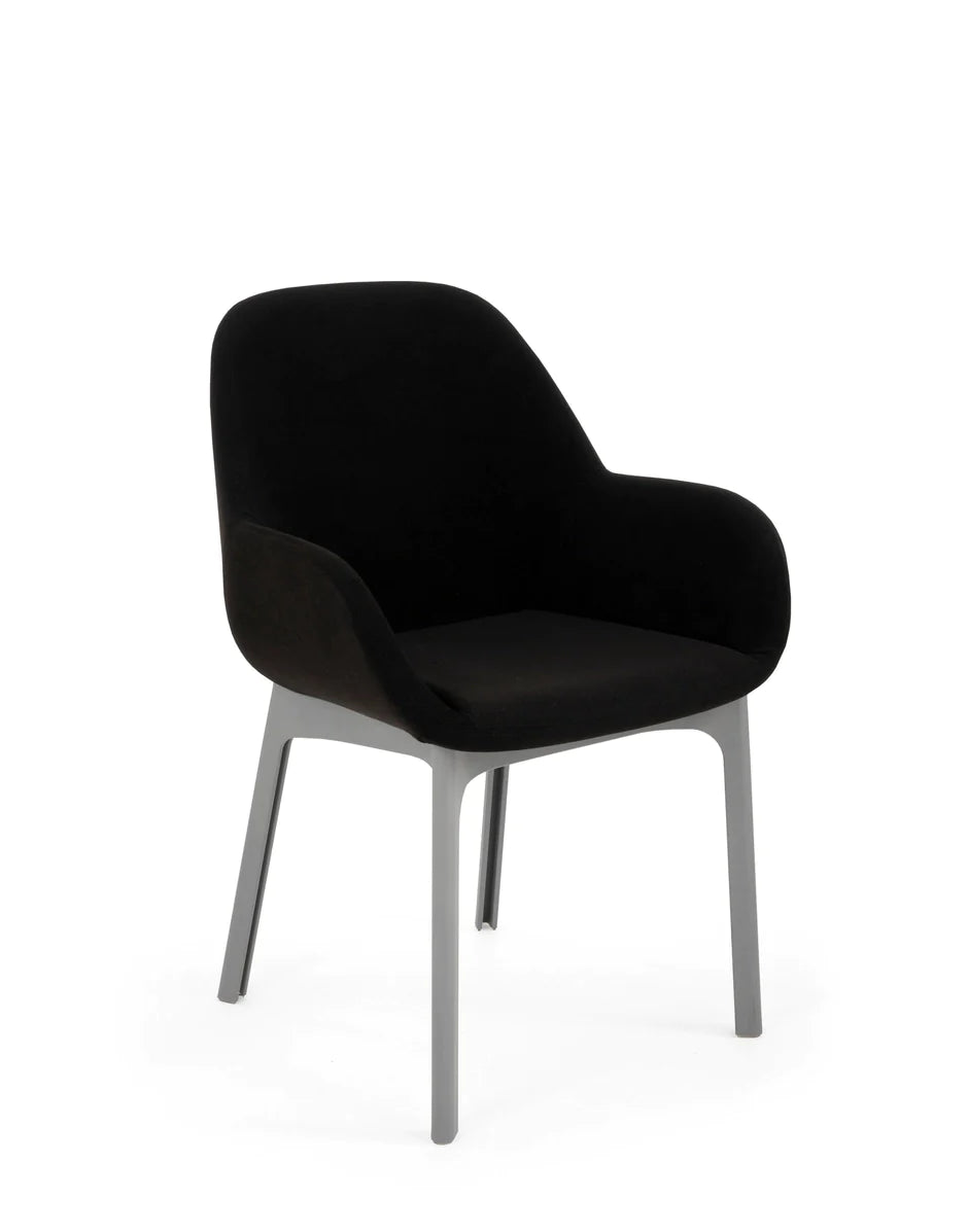 Kartell Clap Aquaclean Armchair, Grey/Black