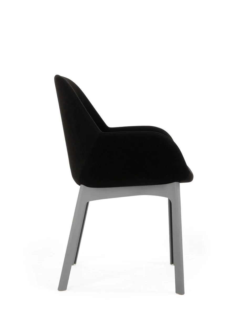 Kartell Clap Aquaclean Armchair, Grey/Black