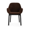 Kartell Clap Aquaclean Armchair, Black/Brick Red