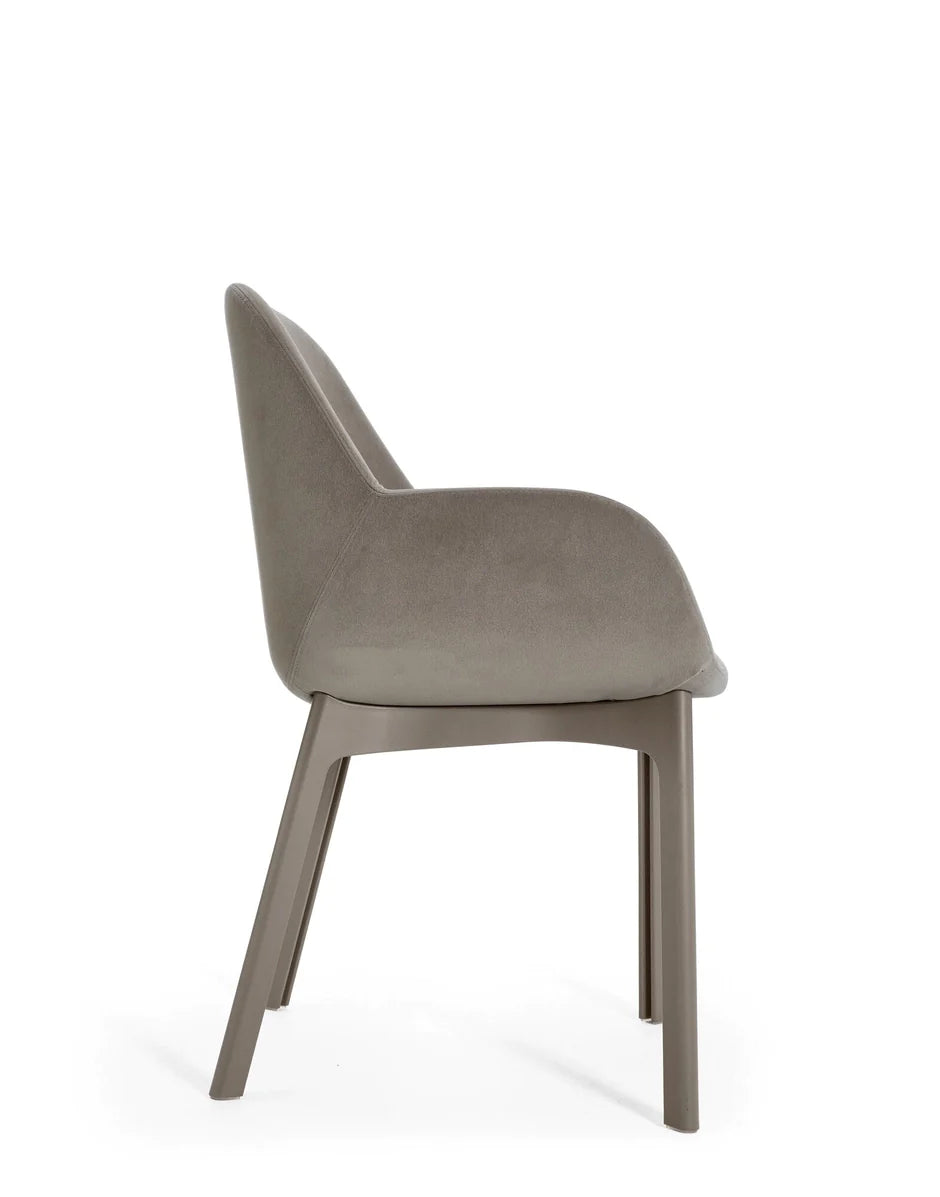 Fotel Aquaclean Clap Kartell, Taupe/Ecru