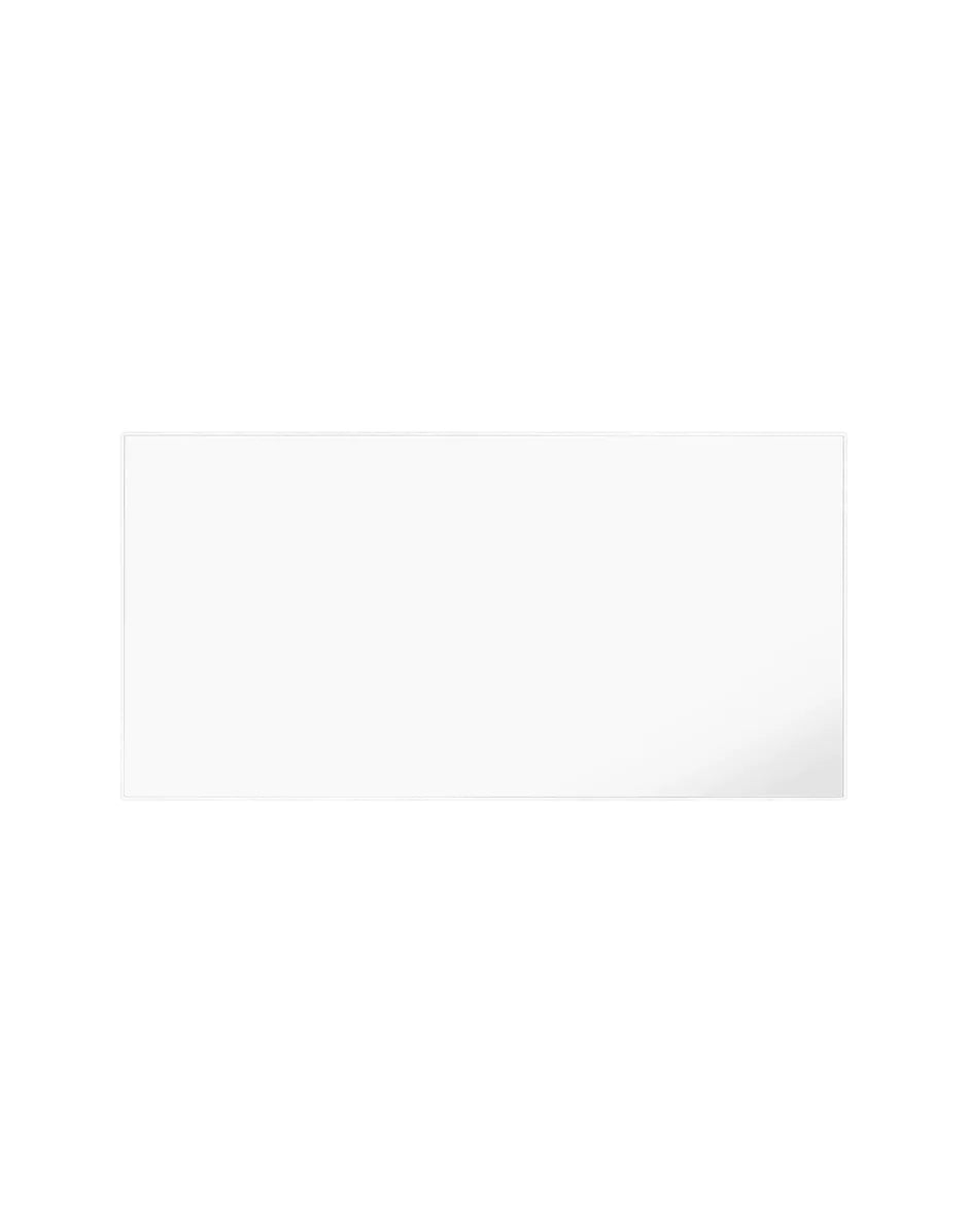 Kartell górny stół szklany 160x80 cm, biały