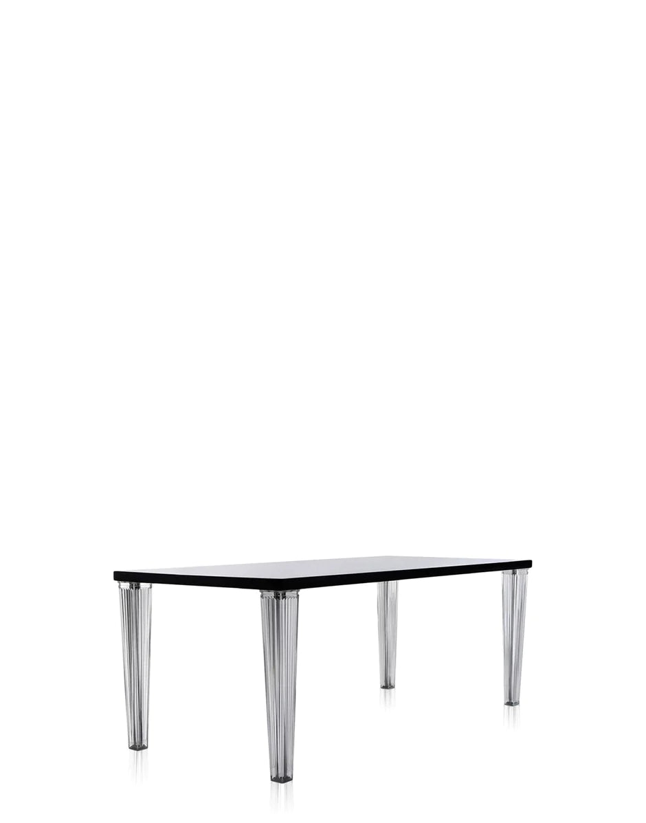 Kartell Top Top Table Glass 190x90 Cm, Black