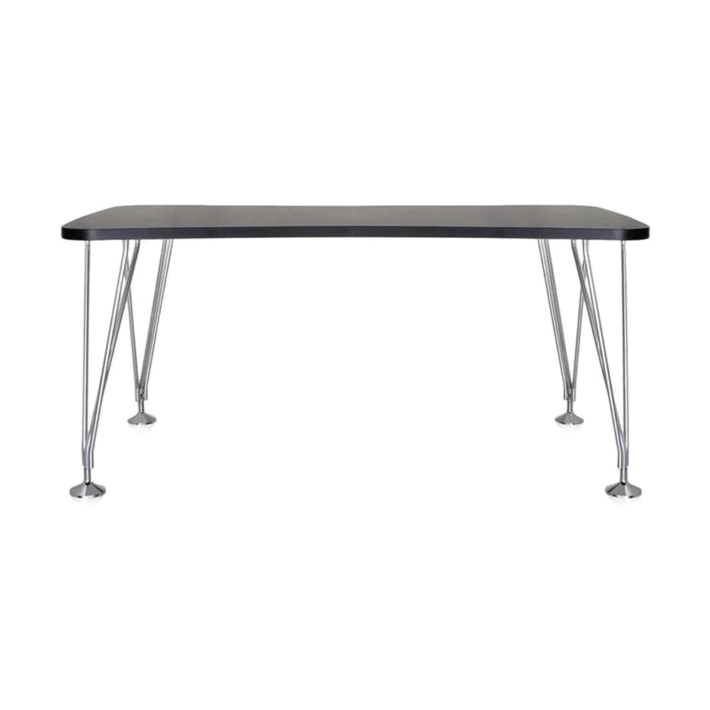 Kartell Max Desk 160x80 Cm, Slate/Chrome