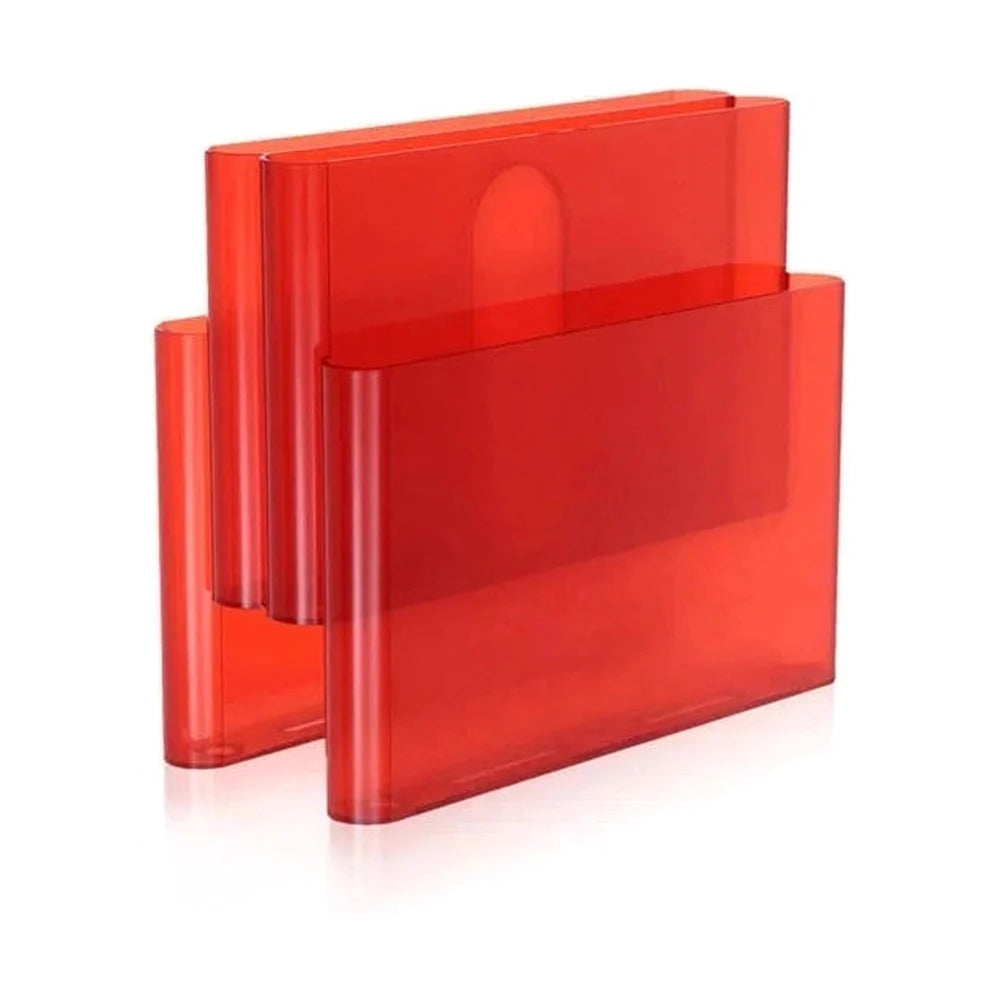 Kartull Magazine Holder, Red Orange