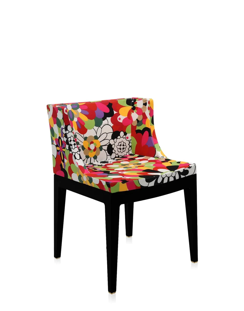 Kartell Mademoiselle à La Mode Armchair, Black/Vevey Red Tones