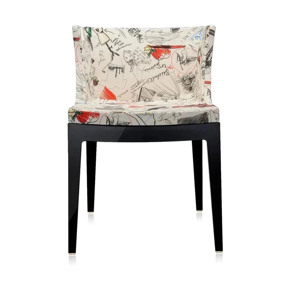 Kartell Mademoiselle à La Mode Armchair, Black/Sketches