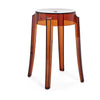 Kartell Charles Ghost Stool 46 Cm, Amber