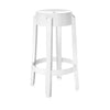 Kartell Charles Ghost Stool 65 Cm, White