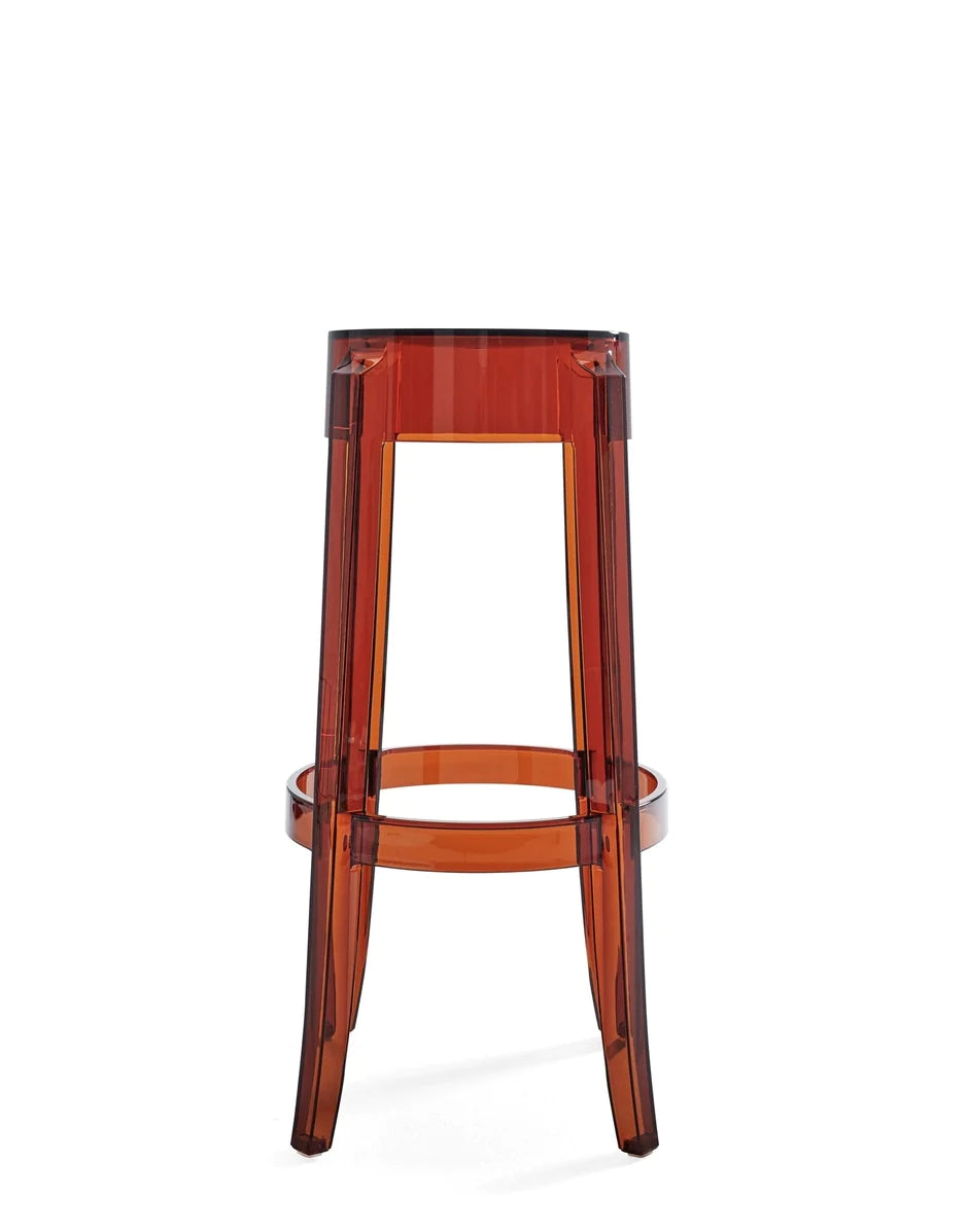 Kartell Charles Ghost stook 75 cm, bursztyn