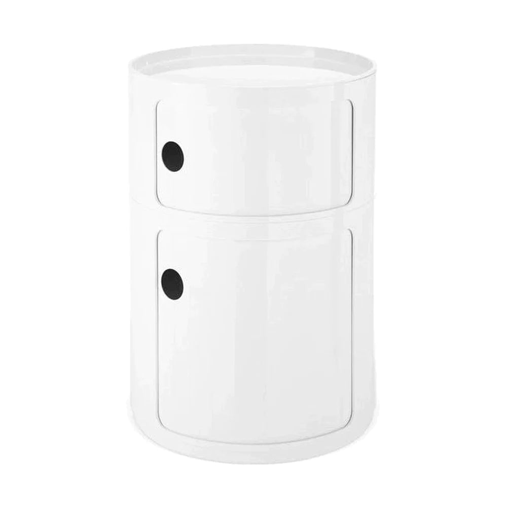 Kartell Componibili Classic Big Container 2 Elements Small, White