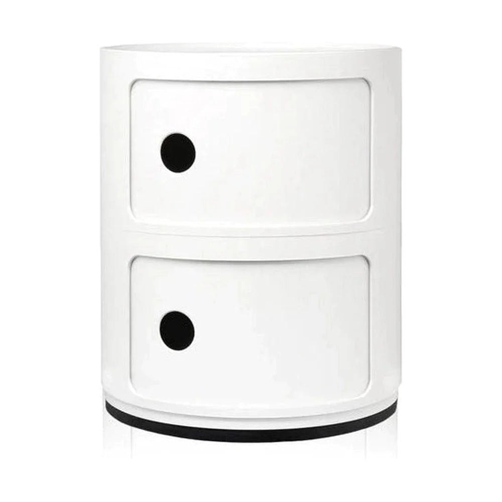 Kartell Componibili Classic Contener 2 Elements, White