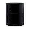 Kartell Componibili Classic Container 2 elementy, czarne