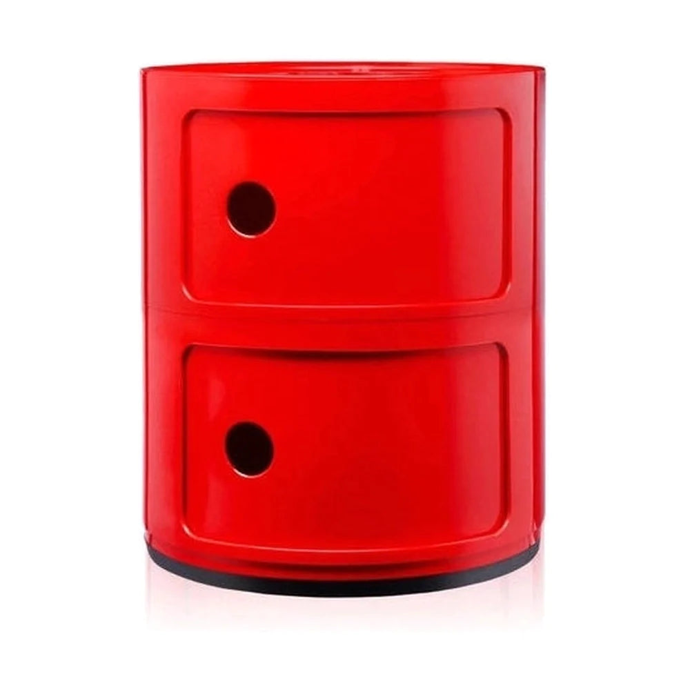 Kartell Componibili Classic Container 2 elementy, czerwony