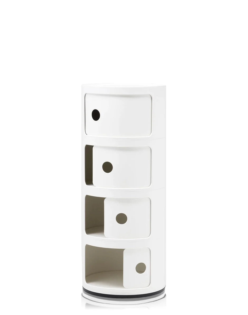 Kartell Componibili Classic Contener 4 Elements, White