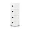 Kartell Componibili Classic Contener 4 Elements, White