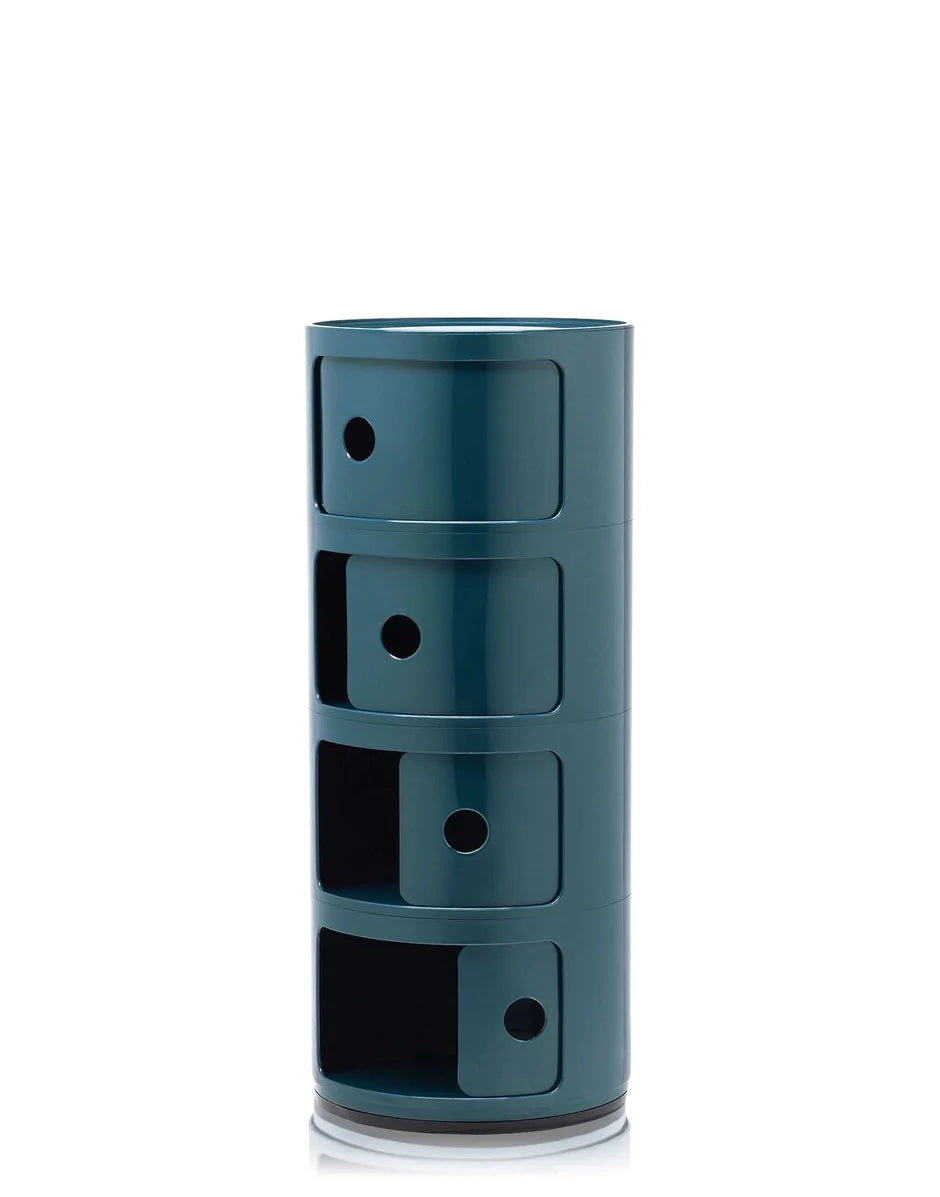 Kartell Componibili Classic Contener 4 Elements, Blue