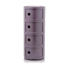 Kartell Componibili Classic Container 4 Elements, Violet