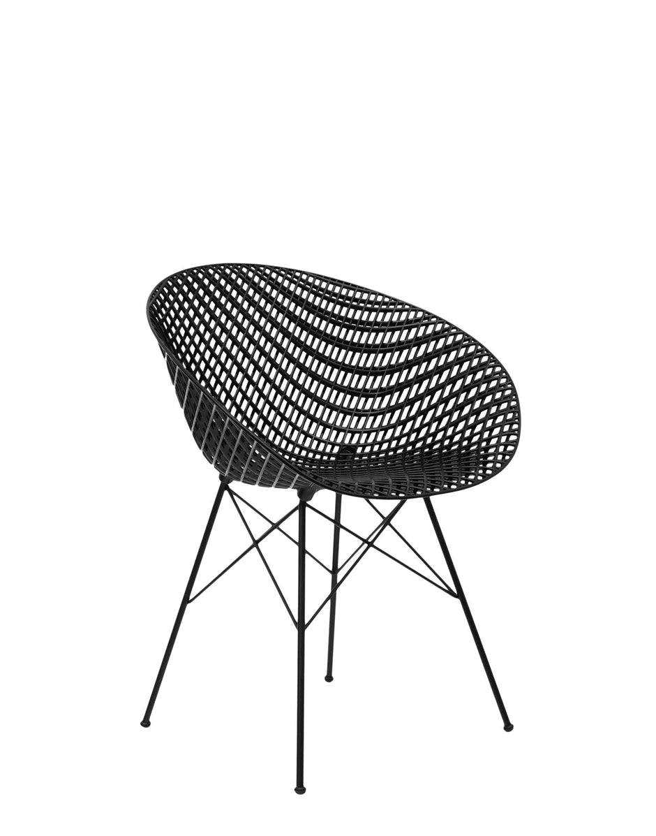 Krzesło Kartell Smatrik, czarny/czarny