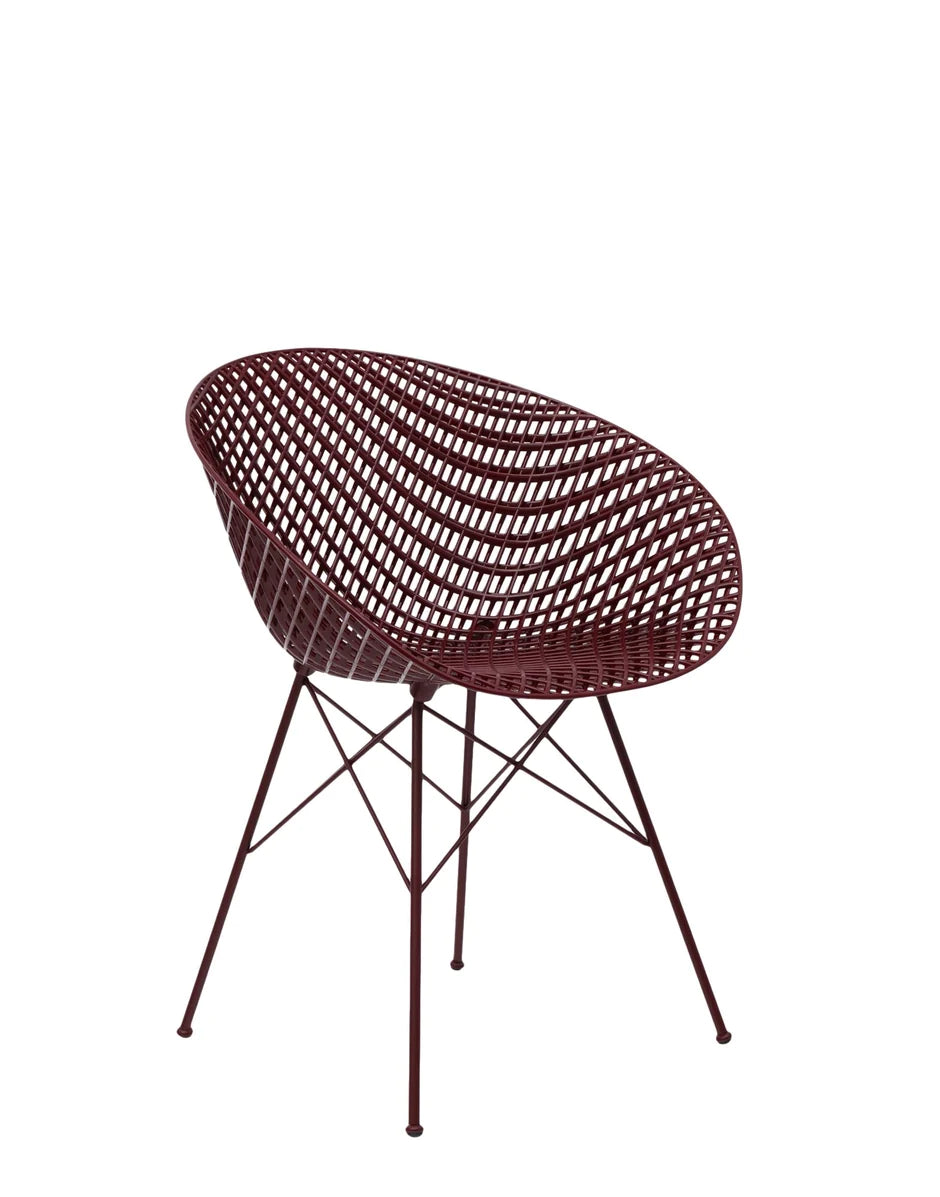 Kartell Smatrik Chair, Plum/Plum