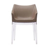 Kartell Madame Ecopelle Fotel, Crystal/Taupe