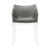 Fotel Kartell Madame Ecopelle, Crystal/Grey