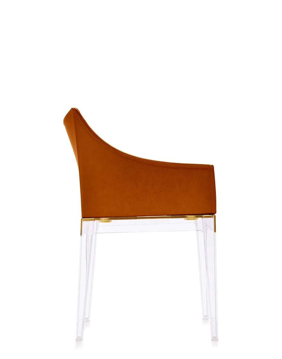 Kartell Madame Ecopelle Fotel, Crystal/Tobacco