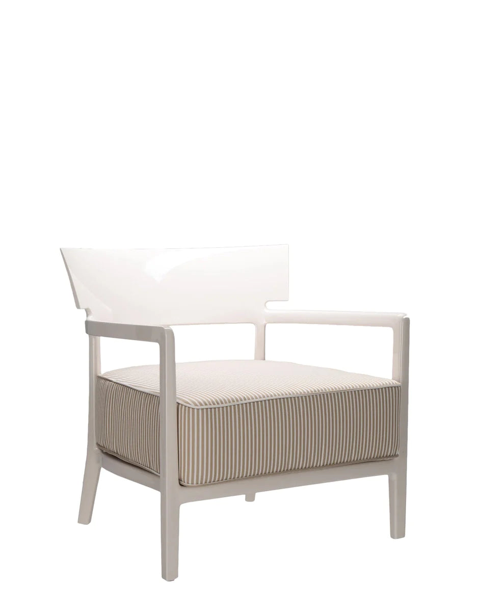 Kartell Cara Outdoor Armchair, Ivory/Beige