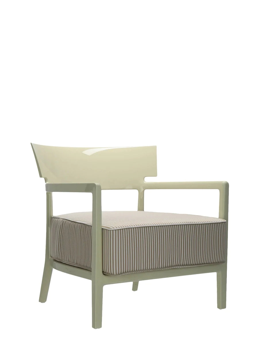Kartell Cara Outdoor Armchair, Green/Beige