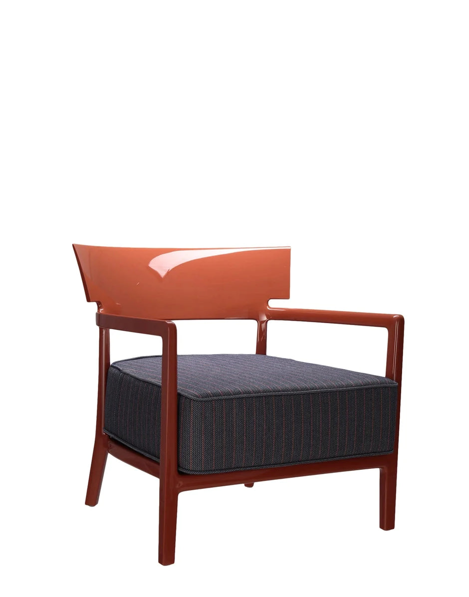 Fotel zewnętrzny Kartell Cara, rdza/niebieski/pomarańczowy