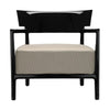 Kartell Cara Outdoor Armchair, Black/Beige